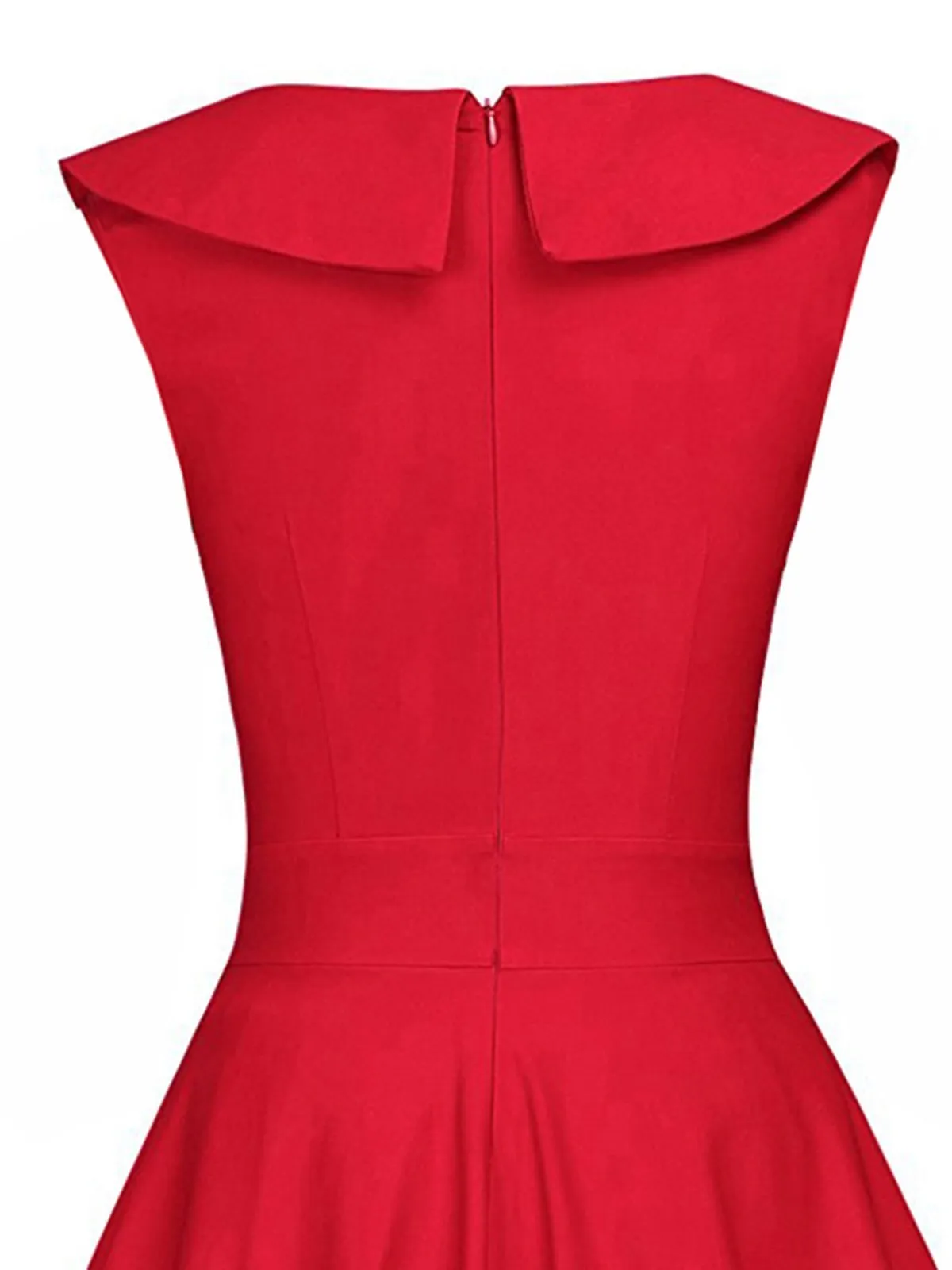 1950s Polka Dot Patchwork Swing Dress