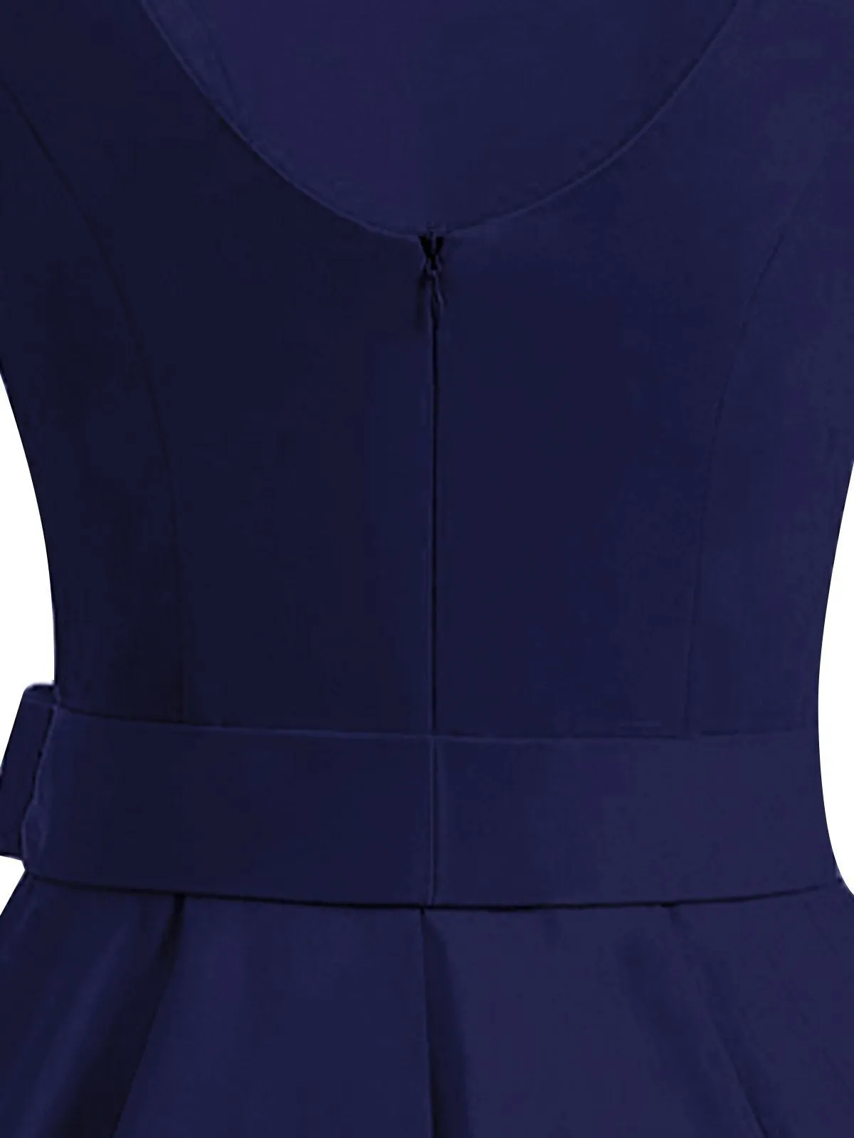 1950s Tie-Strap Bow Swing Dress