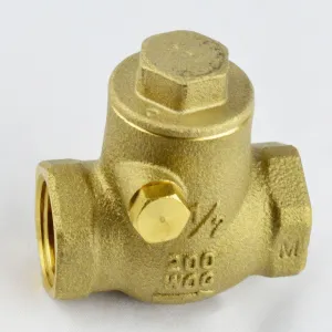 1" IPS Brass Swing Check Valve, Lead Free