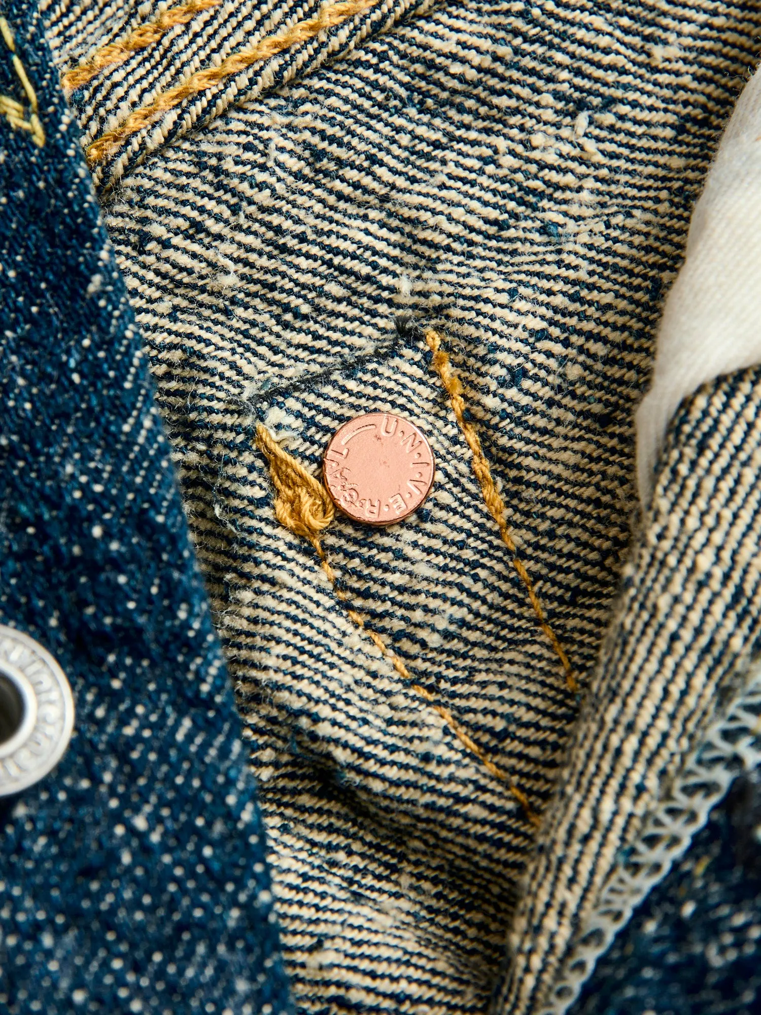 622-CCD "Crushed Concrete" 15oz Selvedge Denim - Relaxed Tapered Fit