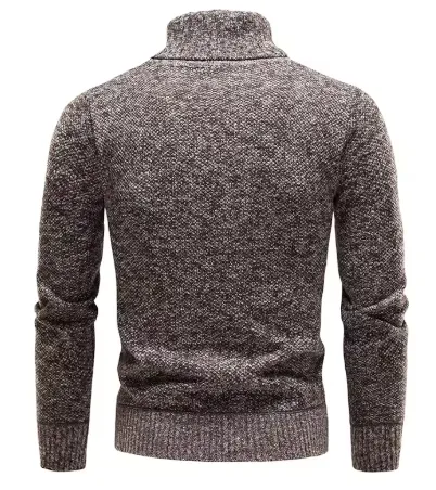 Classic Warm Men's Wool Turtleneck Sweater