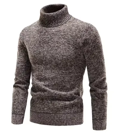 Classic Warm Men's Wool Turtleneck Sweater
