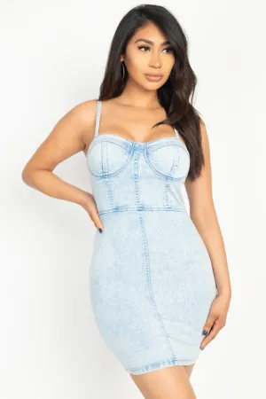 Demi Light Denim Mini Dress