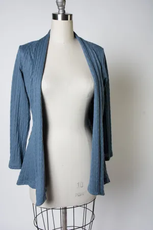 Dreamy Duster - Cable Knit,  Denim
