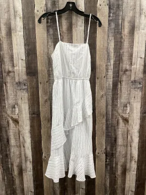 Dress Casual Midi By She   Sky In Striped Pattern, Size: L