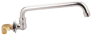 Faucet, Splash Mount Spout Base, 12" Swing-Swivel Spout