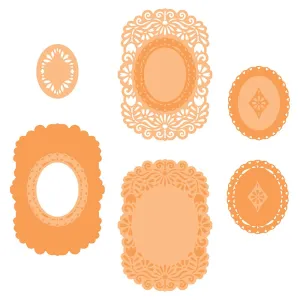 Folksy Floral Tulip Frames Die Set - 5117E