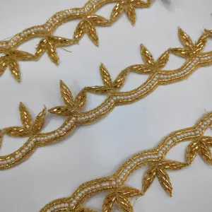 Golden Zardozi Handwork Trim