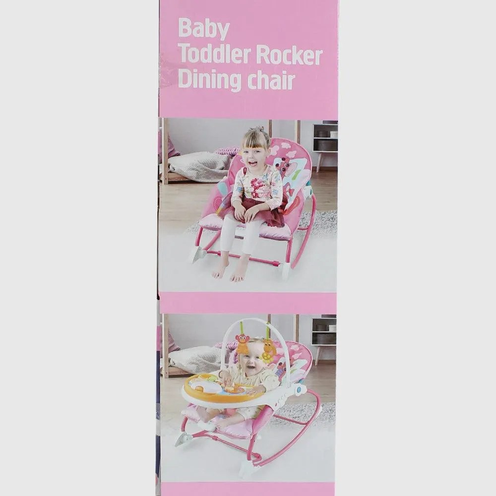 Infant To Toddler Rocker Dining Chair 3in1 (Pink)