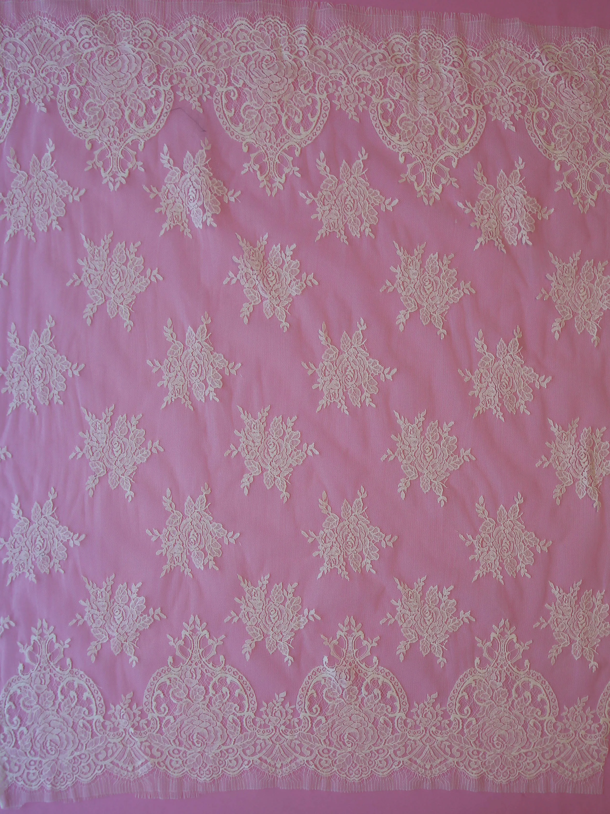 Ivory Chantilly Lace - Saffron