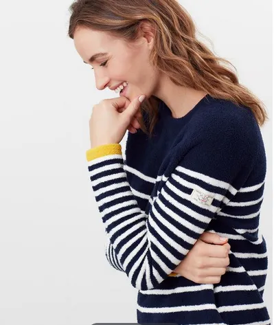 JOULES CHENILLE SWEATER NAVY