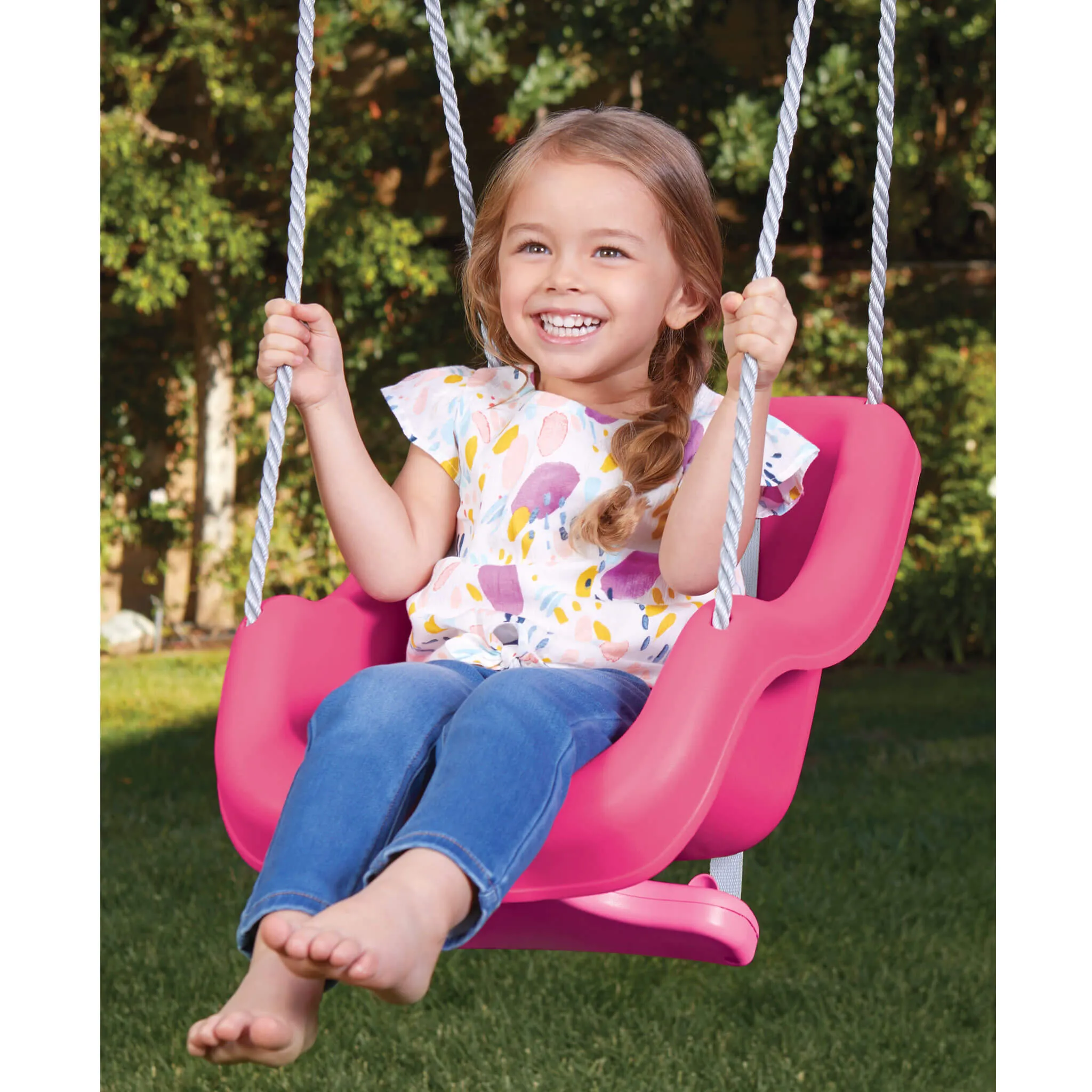 Little Tikes 2-in-1 Snug 'n Secure Swing - Magenta