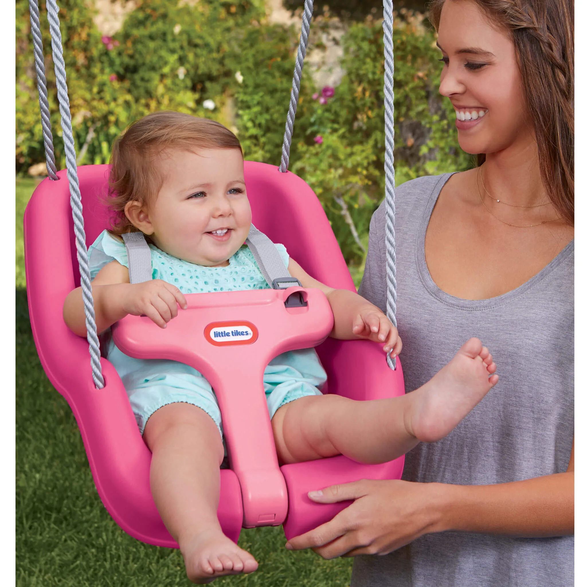 Little Tikes 2-in-1 Snug 'n Secure Swing - Magenta
