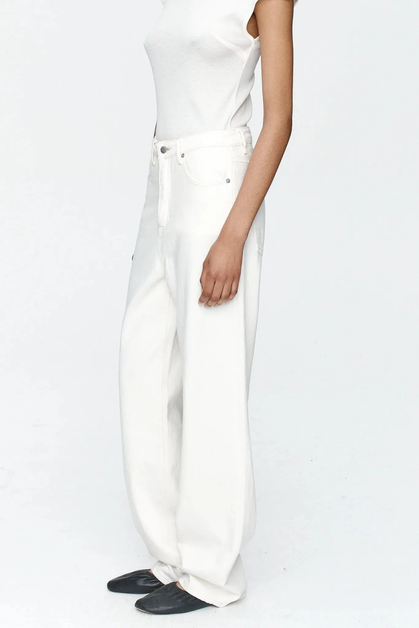 Marle Relaxed Jean - Ivory