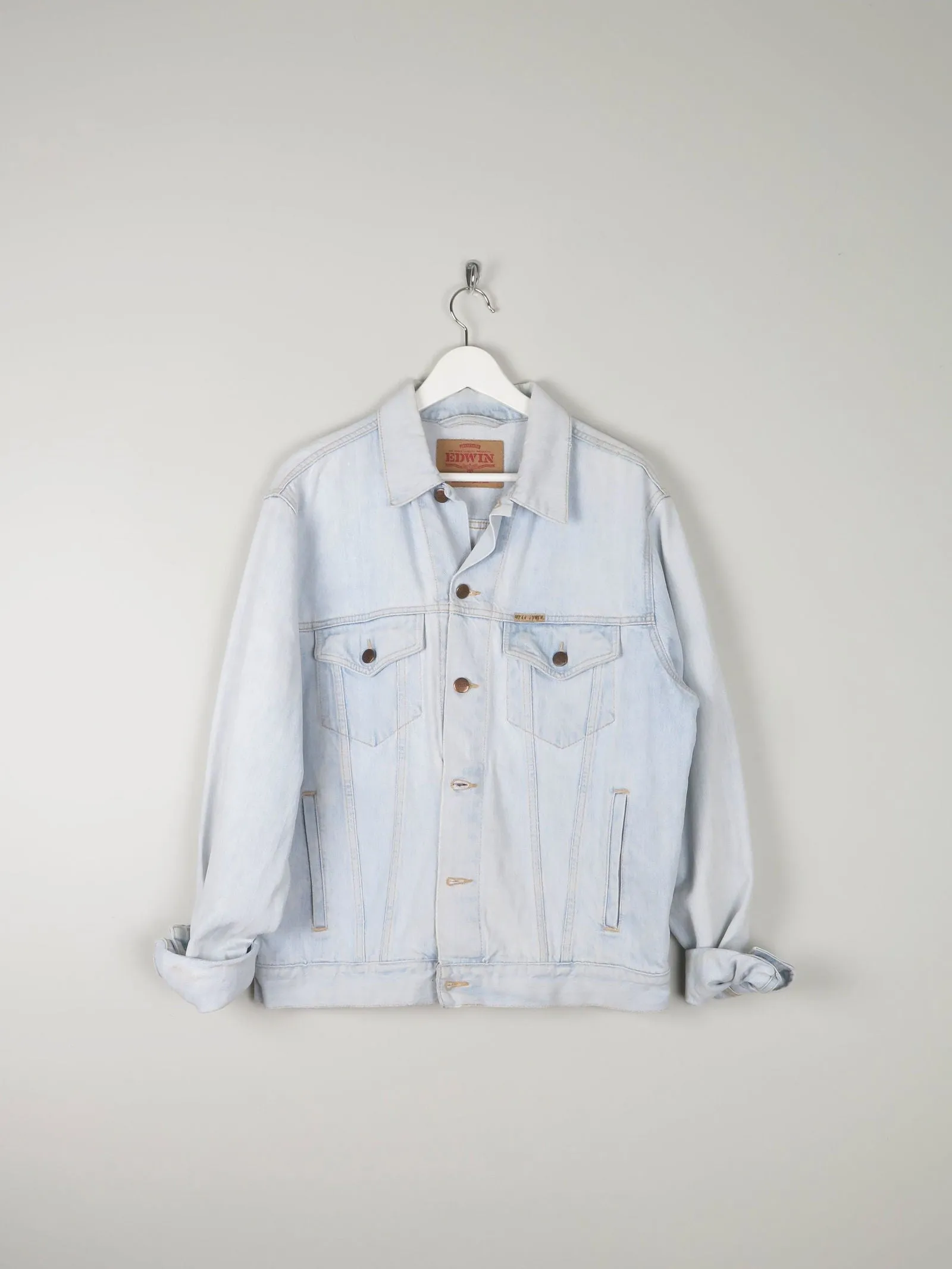 Men's Vintage Light Denim Jacket M