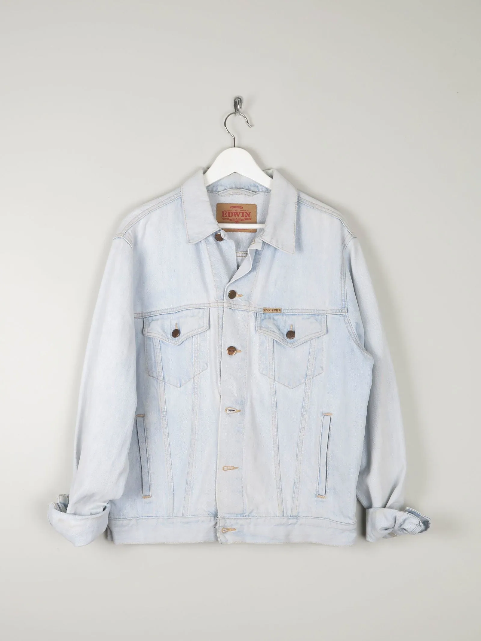 Men's Vintage Light Denim Jacket M