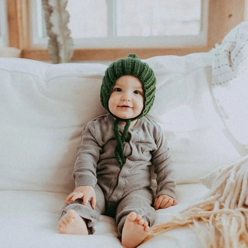Milan Rib Knit Baby Coverall (2 Colors)