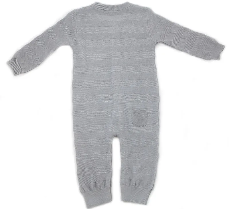 Milan Rib Knit Baby Coverall (2 Colors)