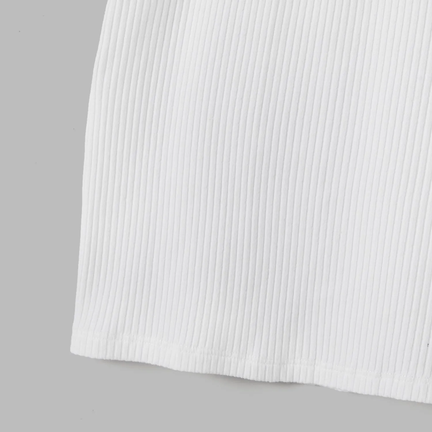 Mommy and Me Textured Puff Sleeve Rib-knit Dresses