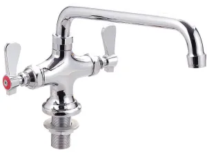 OptiFlow Faucet, dual valve,Deck Mount,interchangeable 14" Swing Spout