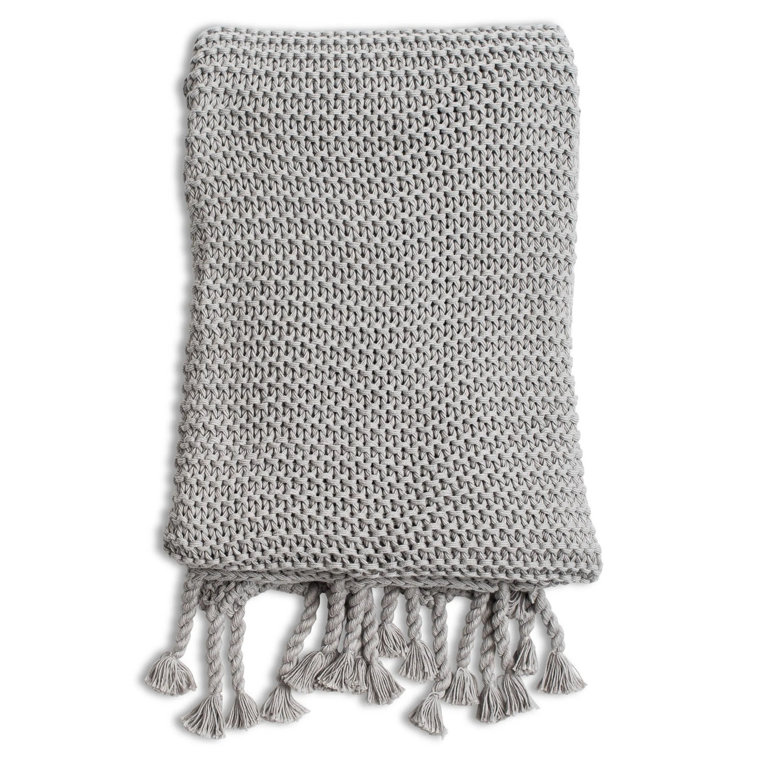 Organic Cotton Comfy Knit Throw