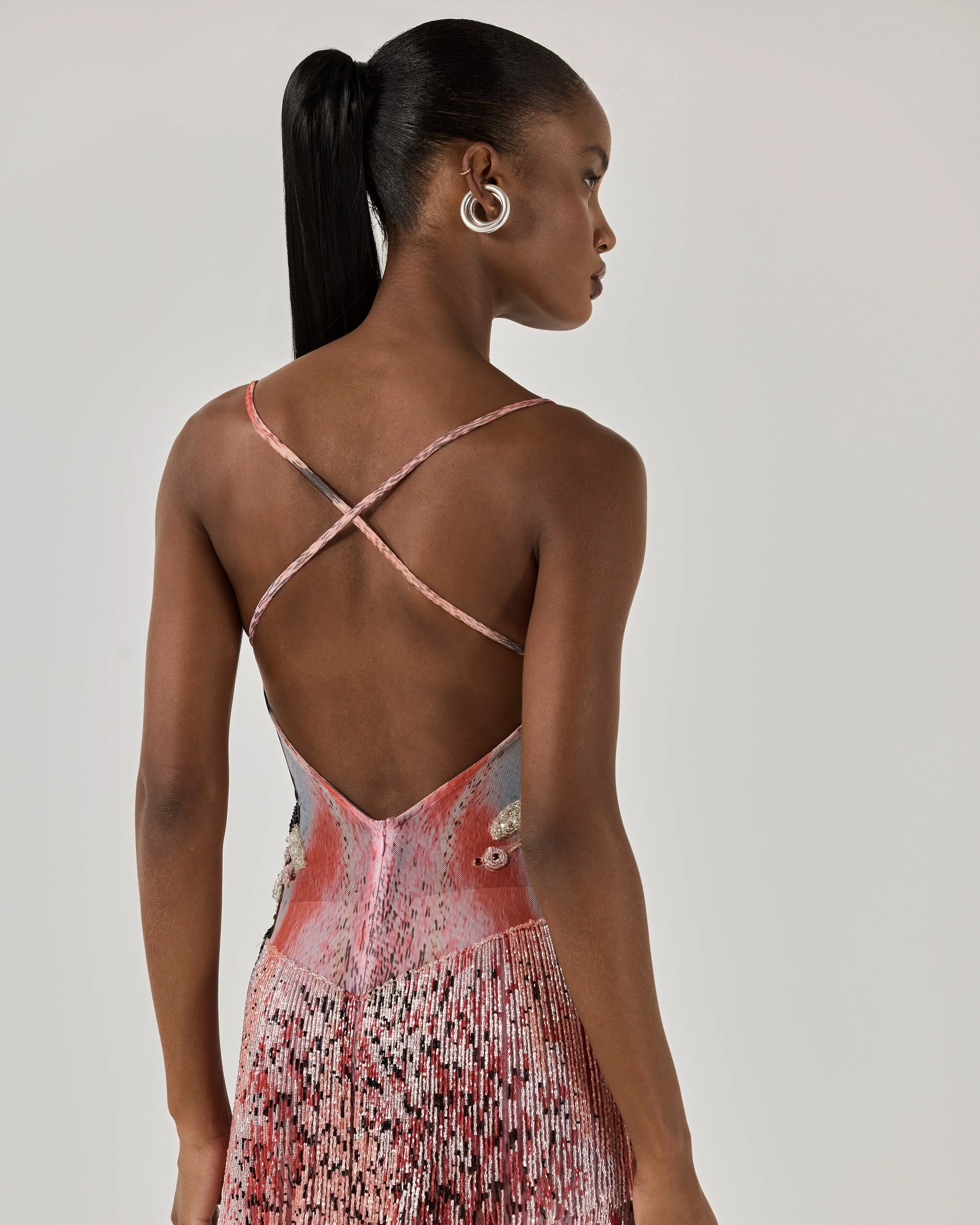 PAPILLON CUT OUT MAXI DRESS (RUNWAY)