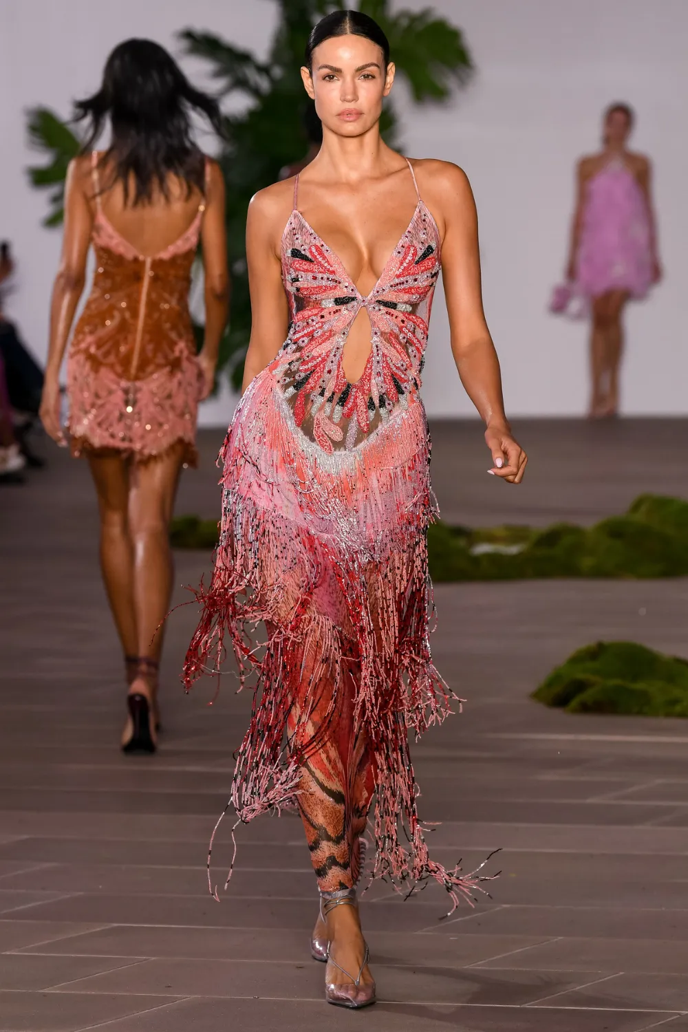 PAPILLON CUT OUT MAXI DRESS (RUNWAY)