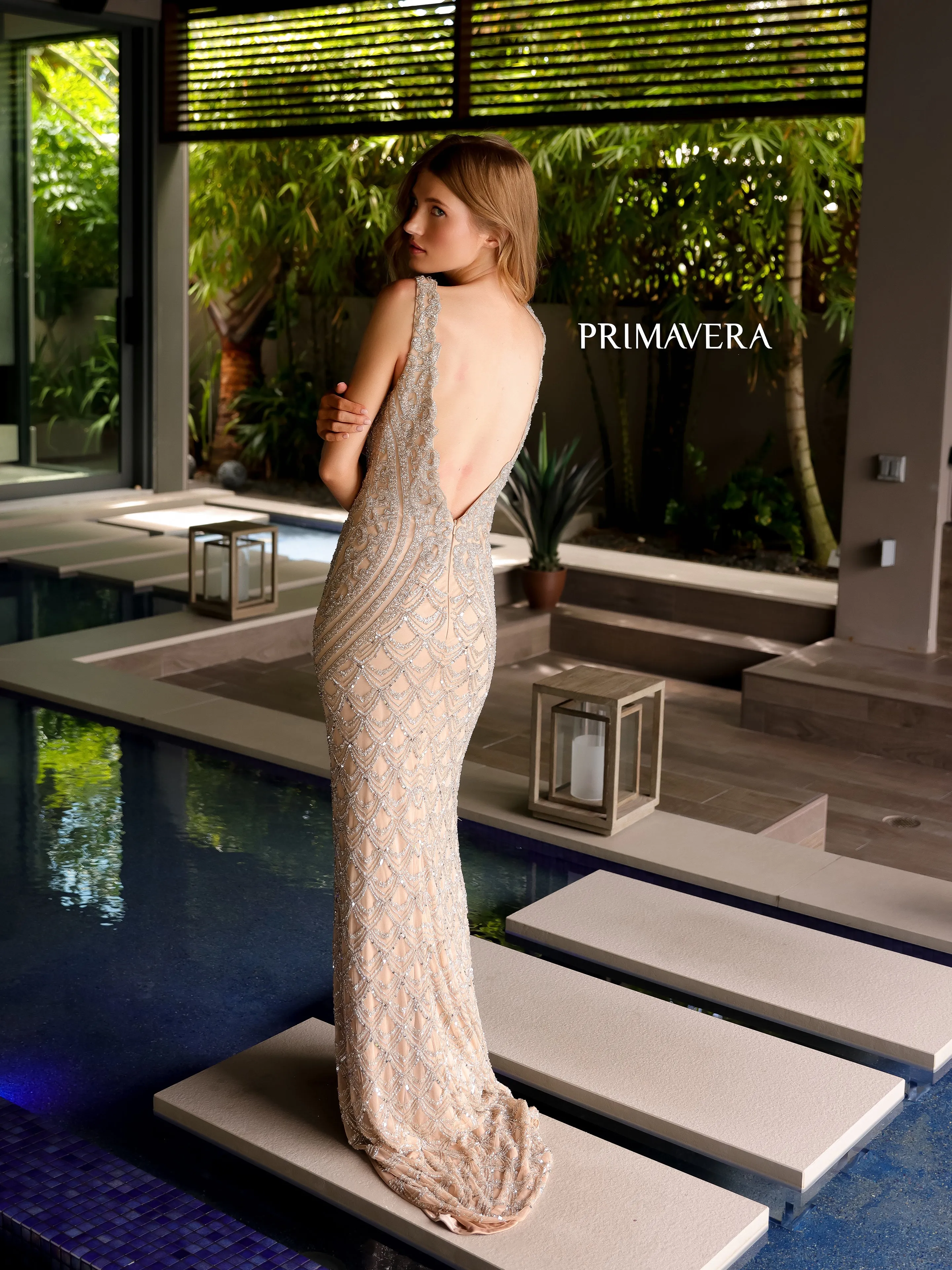 Primavera Couture 12102 Long Beaded Formal Evening Dress Prom Gown Mother Of Wedding Guest