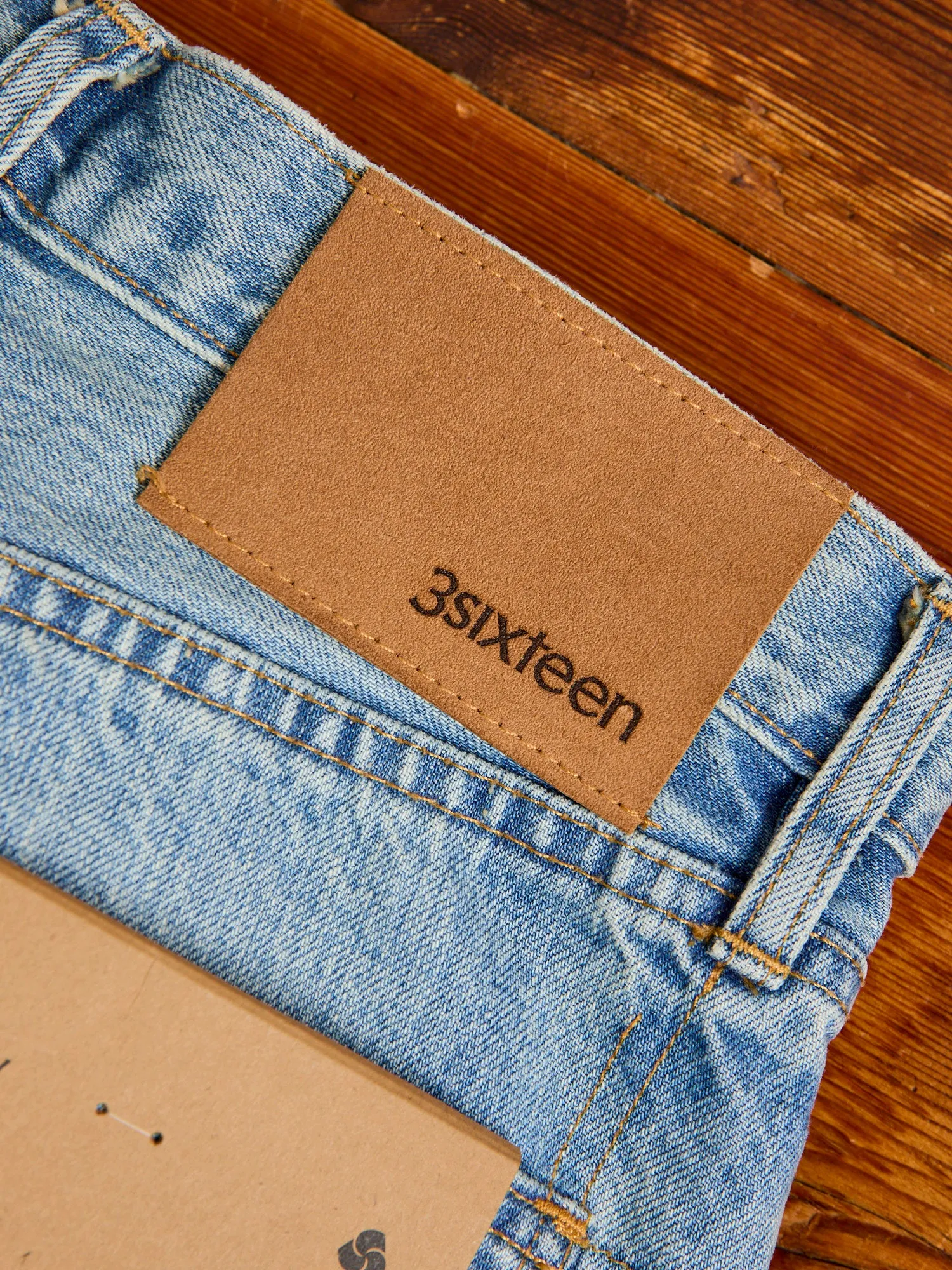 RS-100XV 14oz Vintage Wash Indigo Selvedge Denim - Relaxed Straight Fit