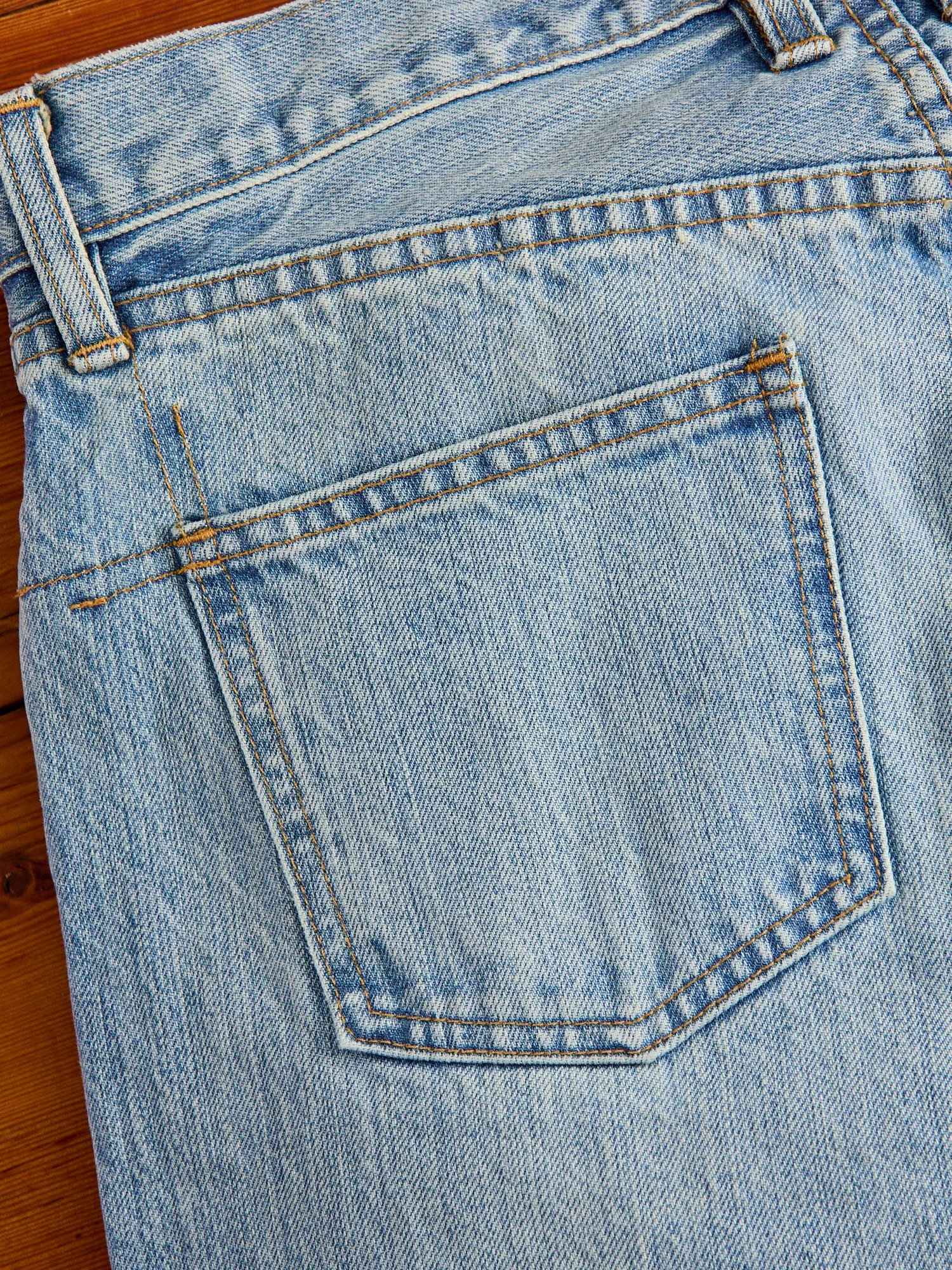 RS-100XV 14oz Vintage Wash Indigo Selvedge Denim - Relaxed Straight Fit