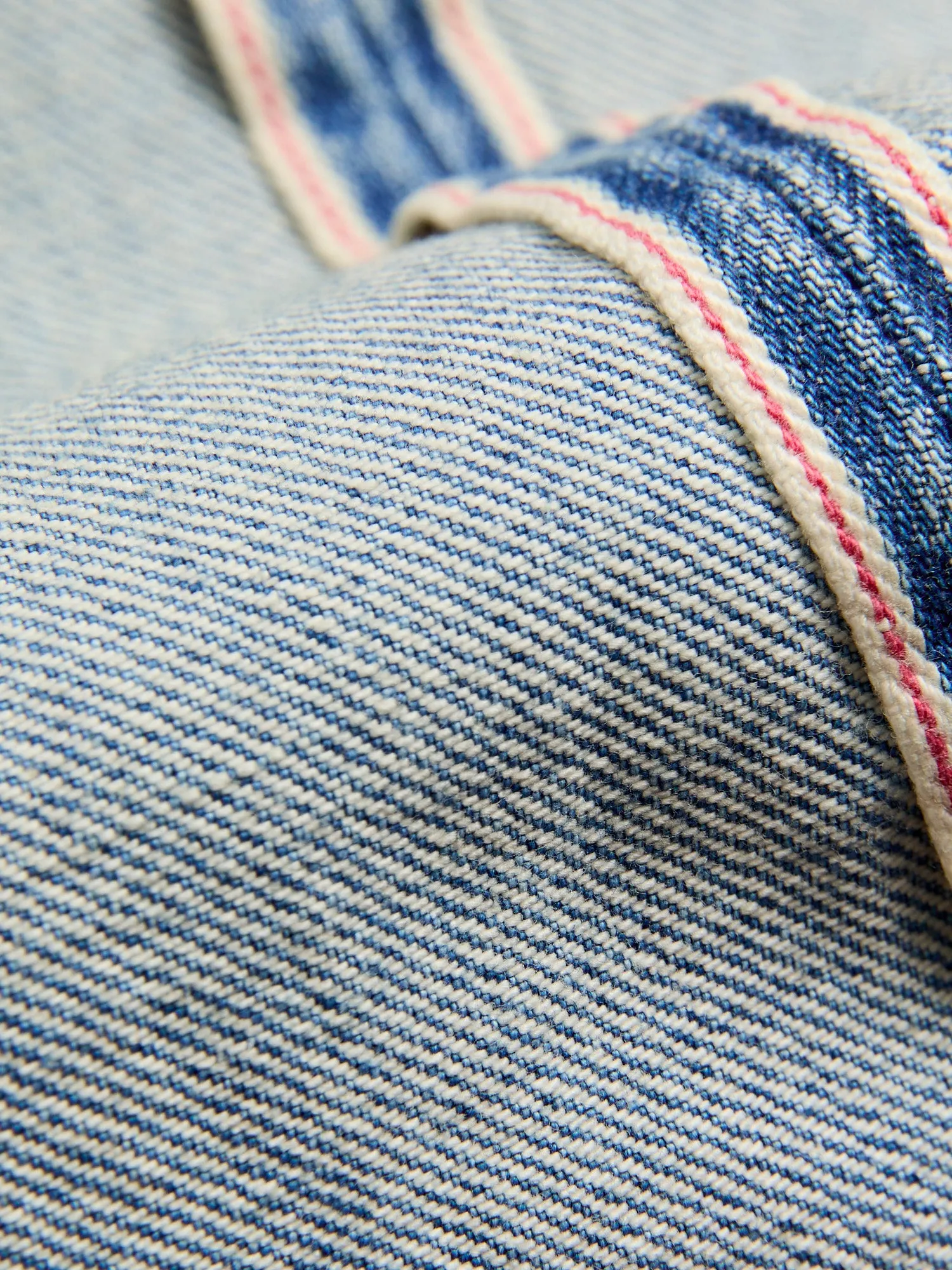 RS-100XV 14oz Vintage Wash Indigo Selvedge Denim - Relaxed Straight Fit