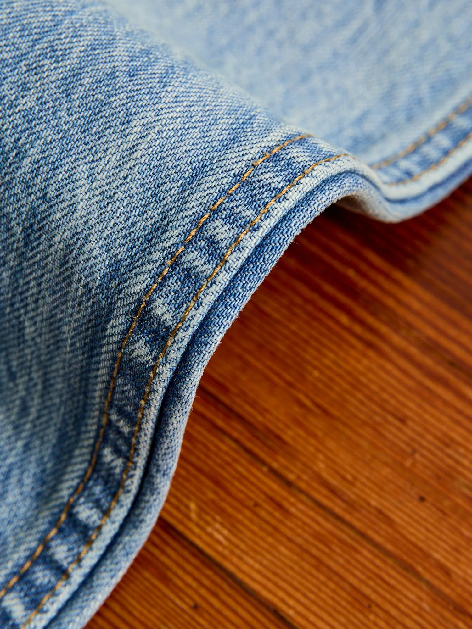 RS-100XV 14oz Vintage Wash Indigo Selvedge Denim - Relaxed Straight Fit