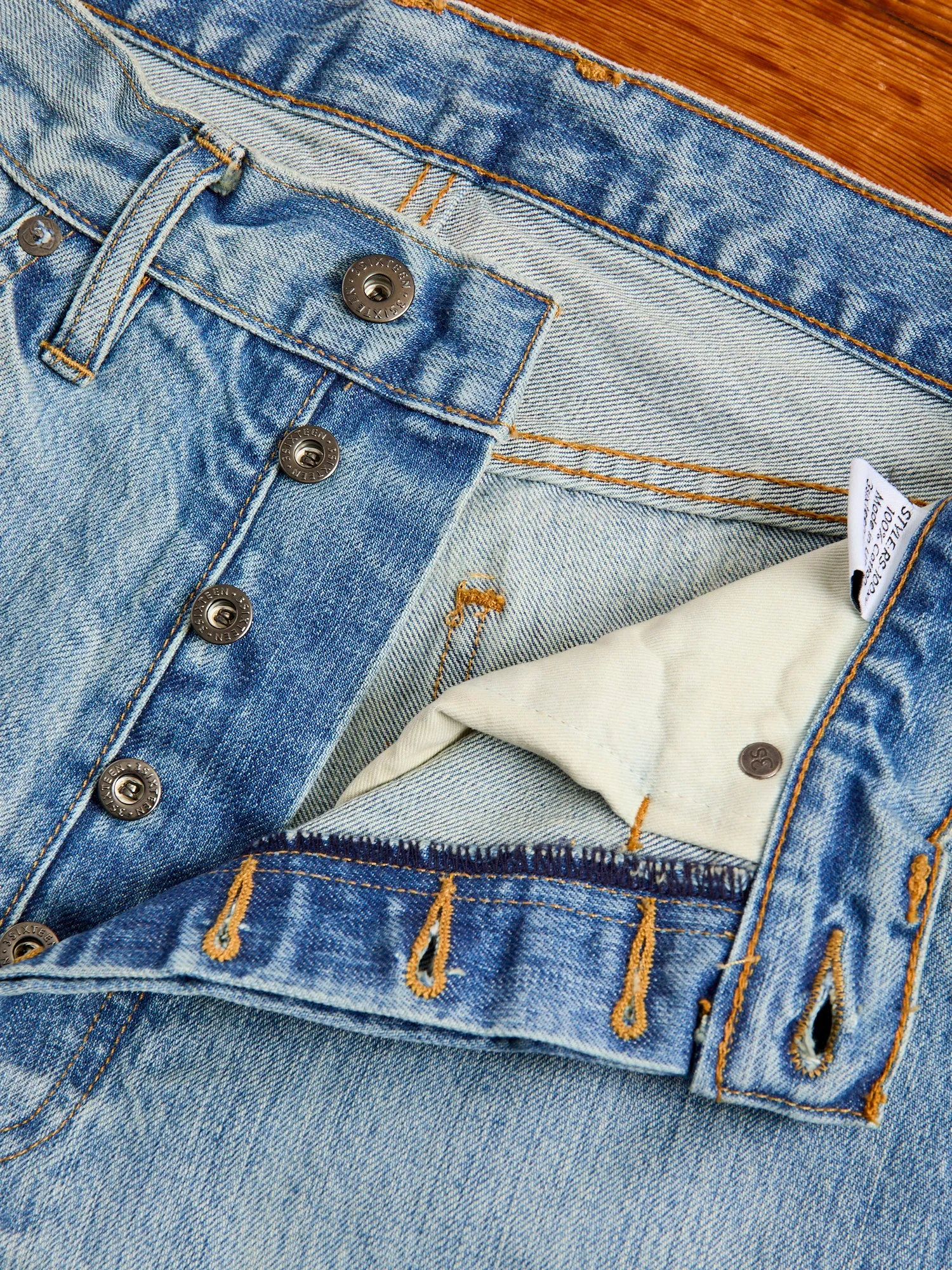 RS-100XV 14oz Vintage Wash Indigo Selvedge Denim - Relaxed Straight Fit