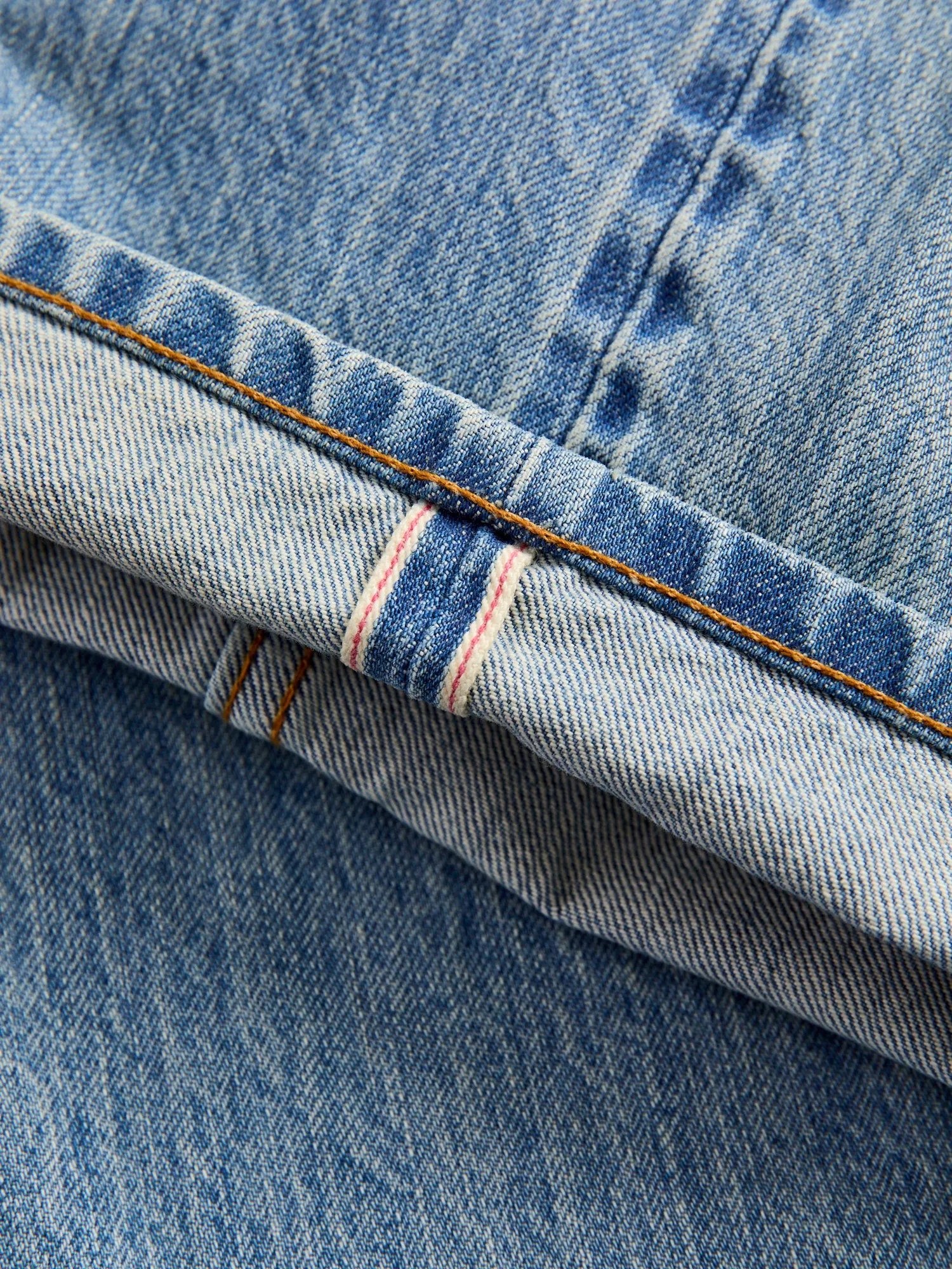 RS-100XV 14oz Vintage Wash Indigo Selvedge Denim - Relaxed Straight Fit