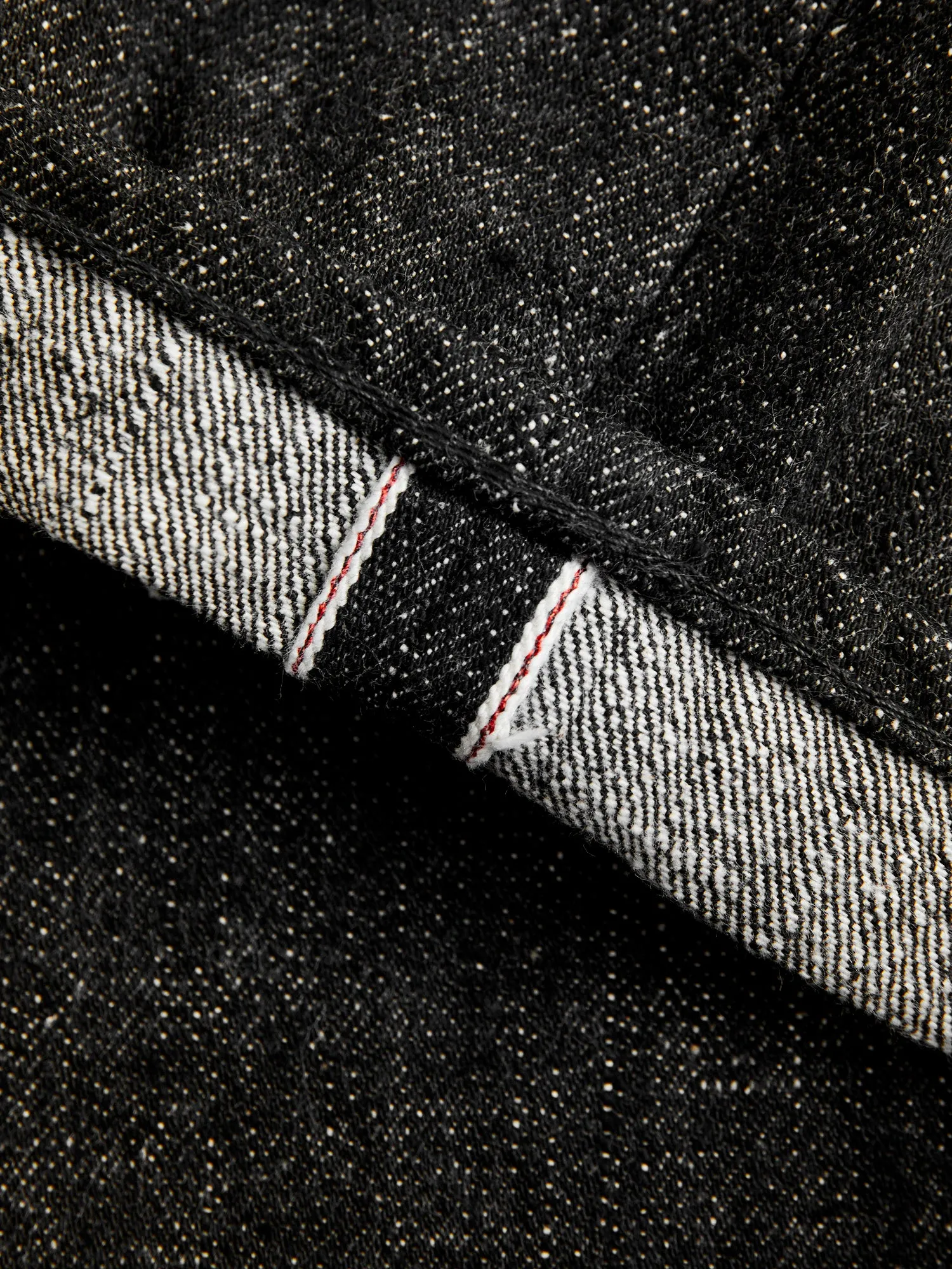 S211BK "Koku Benkei" 17oz Black Selvedge Denim - Relaxed Tapered Fit