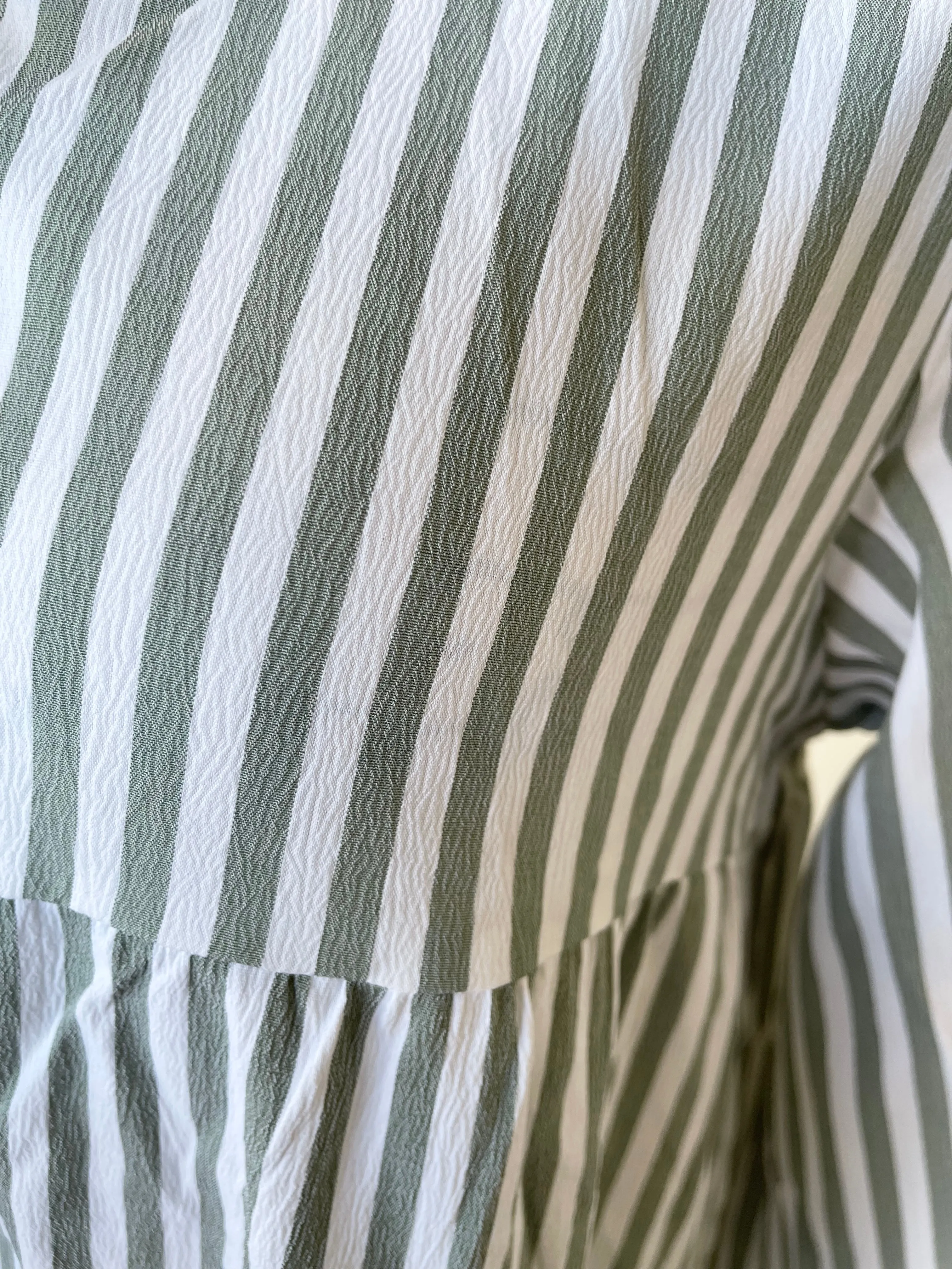 Sage Tied Neck Dress