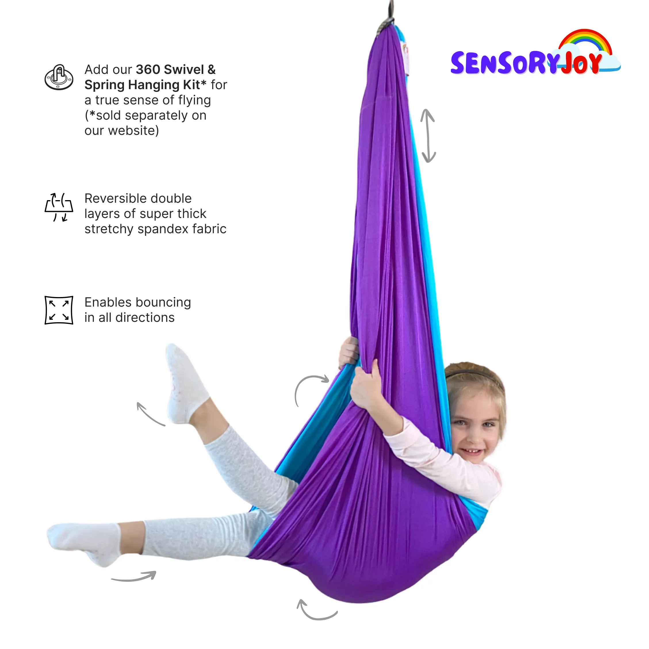 Sensory Joy™ Reversible Cuddle Swing
