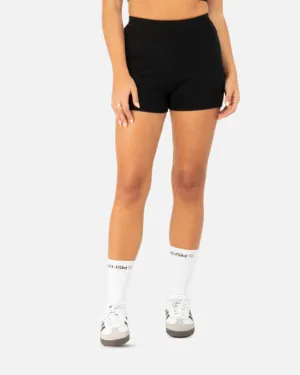 SSS REALISM ACHELON KNIT SHORTS BLACK