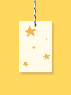 Stars at Dawn swing gift tags