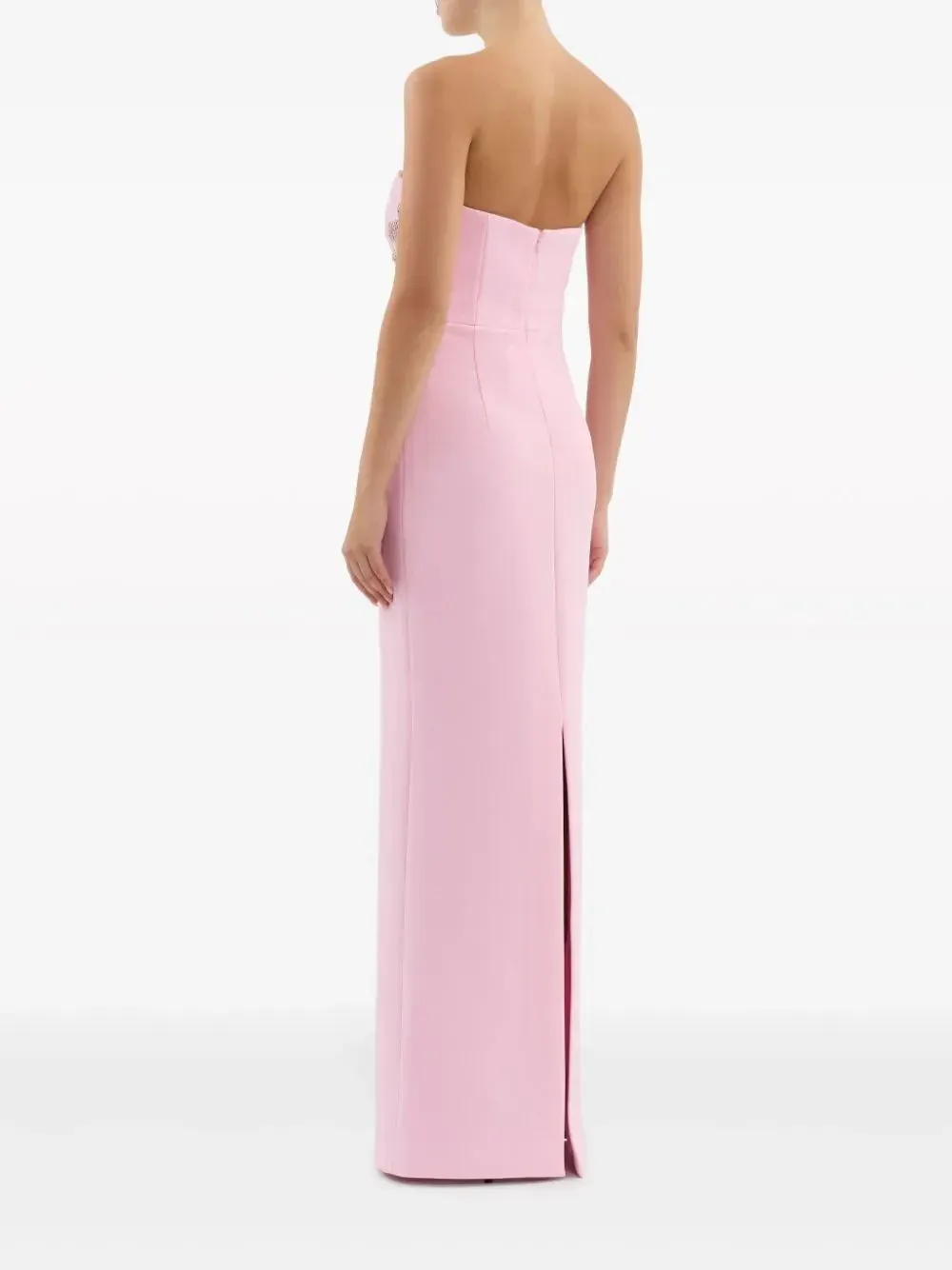 Trend4us Women's Strapless Sweetheart Beaded Evening Gown