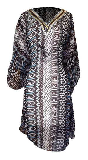 Tunic Tops Caftan Cover Up Summer Tunic Shirts Dress