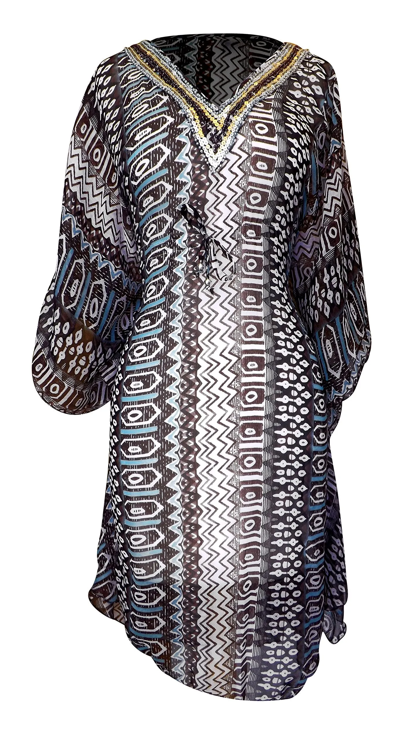 Tunic Tops Caftan Cover Up Summer Tunic Shirts Dress