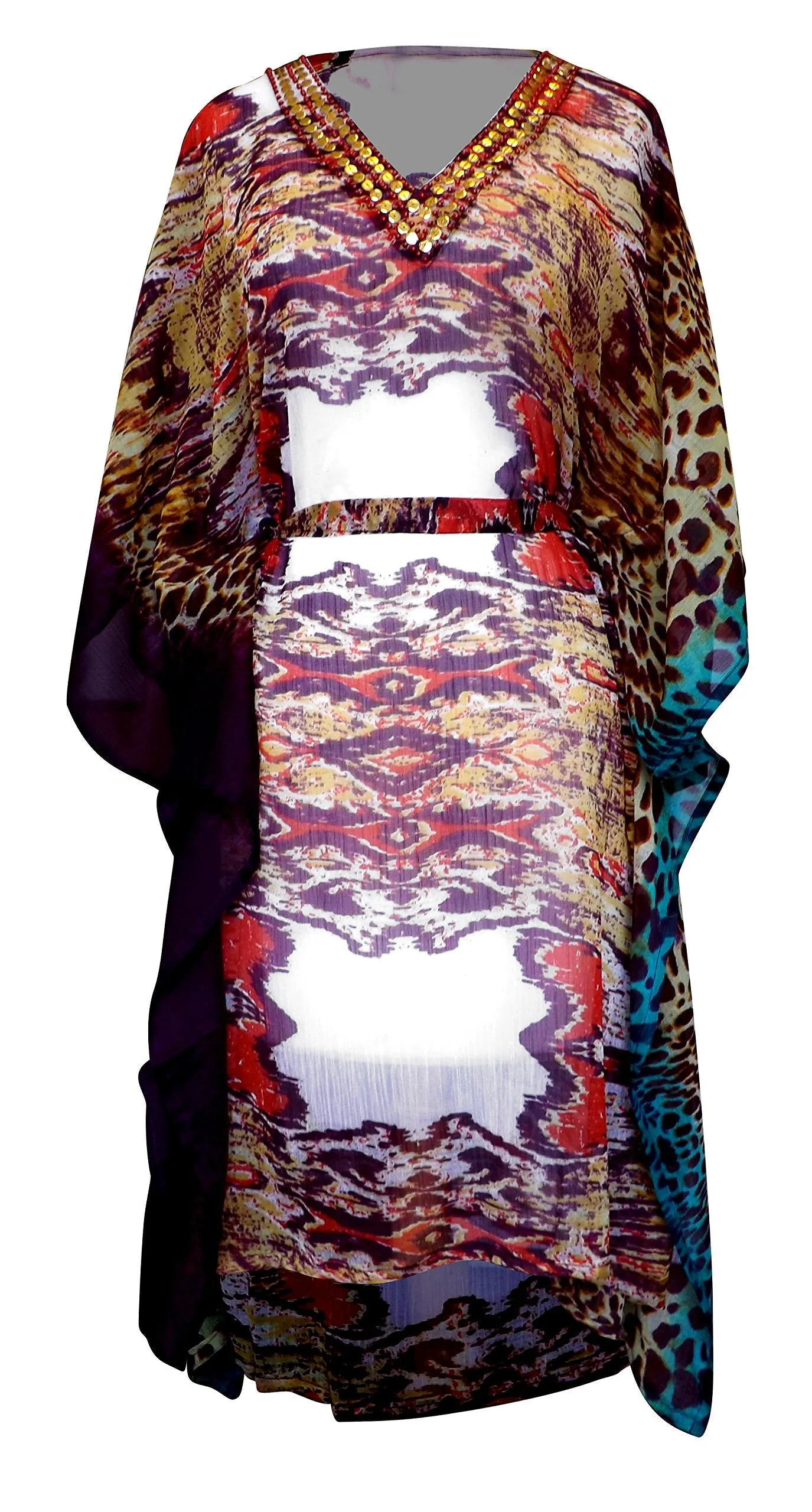 Tunic Tops Caftan Cover Up Summer Tunic Shirts Dress