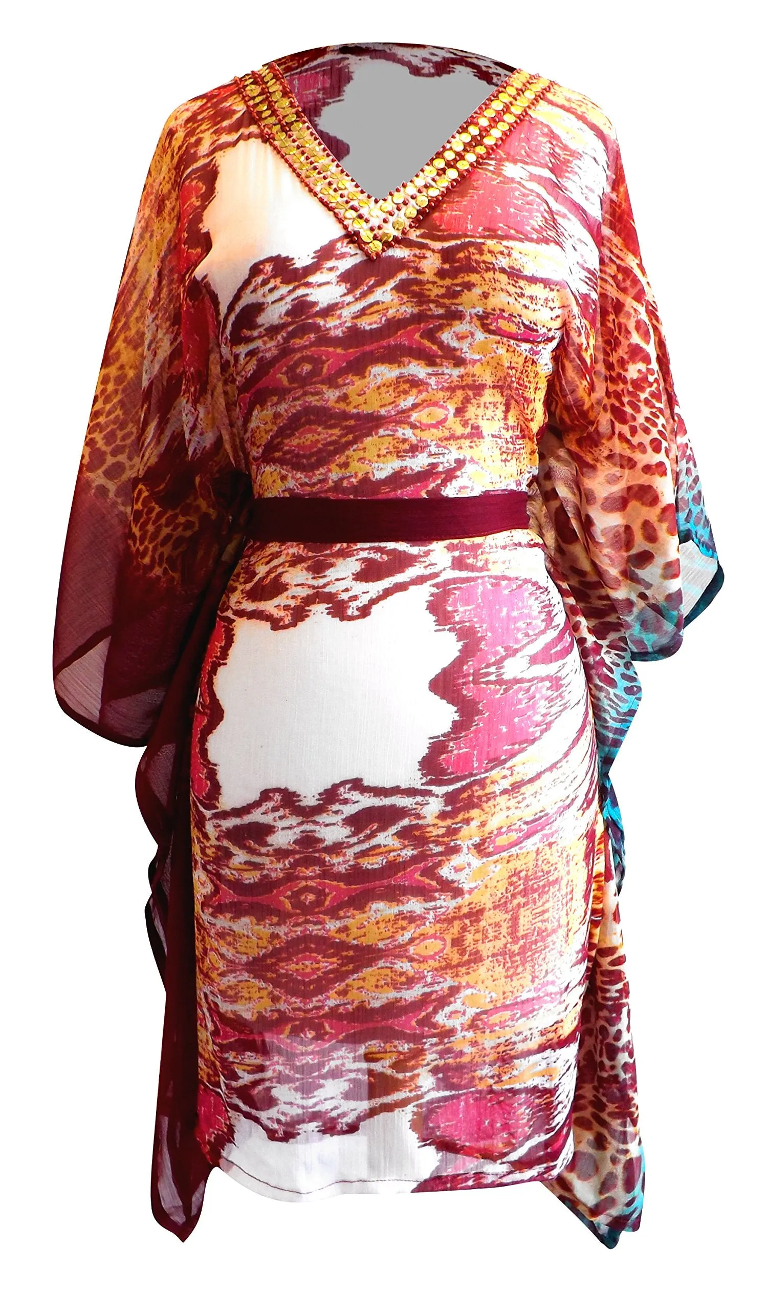 Tunic Tops Caftan Cover Up Summer Tunic Shirts Dress